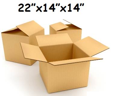 50 x Large S/W Cardboard Packing Moving Boxes 22"x14"x14"